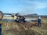 В Лабинском районе Краснодарского края недалеко от станицы Засовкая упал самолет Ан-2