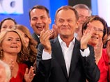 Премьер-министр Польши Дональнд Туск объявил о своей победе на парламентских выборах