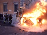 В Риме во время беспорядков пострадали 70 человек В Риме во время беспорядков пострадали 70 человек