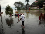 74 человека  стали жертвами наводнений, вызванных тропическими дождями в Центральной Америке