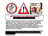 Французские власти взяли под защиту педофила, которого травят с помощью листовок анонимные "охотники на ведьм"