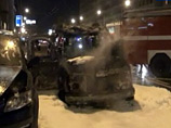 В Москве неизвестные преступники в ночь с воскресенья на понедельник сожгли три автомобиля