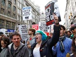 Акция студентов в Лондоне, которую полиции разрешили расстреливать резиновыми пулями, завершилась арестами