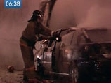 Очередной поджог машин в Москве - сгорели две "пятерки" и три иномарки
