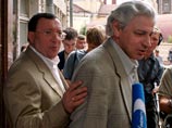 Владимир Гусинский и Генри Резник, Генеральная прокуратура РФ, 27 июня 2000 года