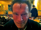 Голливудский актер и экс-губернатор штата Калифорния Арнольд Шварценеггер разбил лоб во время съемок фильма "Последний рубеж" (Last Stand) в Альбукерке
