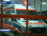 Восемь россиян пострадали в результате столкновения четырех автомобилей на польской трассе в городе Торунь
