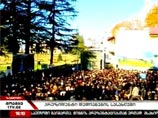 Михаил Саакашвили на встрече с населением в Зугдиди Михаил Саакашвили на встрече с населением в Зугдиди