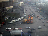 Изображение с веб-камеры на площади Краснопресненской заставы
