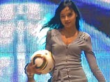 Конкурс "Мисс Премьер-лига" выиграла краснодарская болельщица Конкурс "Мисс Премьер-лига" выиграла краснодарская болельщица