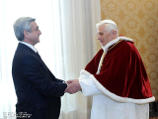Бенедикт XVI принял президента Армении