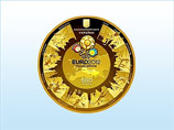К чемпионату Европы Украина выпустила золотые монеты 