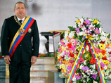 Чавес показал новый гроб героя Боливара, украшенный драгоценностями