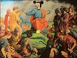 Картину с Иисусом - Микки Маусом снова признали экстремистской