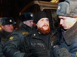 Лидер националистического движения "Славянская сила" был задержан 4 декабря на несанкционированной акции на площади Революции в центре Москвы около станции метро "Театральная"