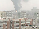 Информация о пожаре поступила сегодня в 12:25 по московскому времени