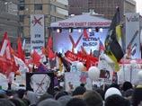 "Хомяк расправил плечи": митинг на проспекте Сахарова в плакатах (ФОТО)