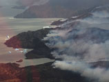 На юге Чили горит национальный парк Торрес-дель-Пайне на юге страны, в Патагонии