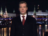 Последнее новогоднее обращение президента Медведева выложили в сеть