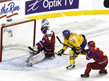 Возглавляемая Валерием Брагиным российская команда, чемпион мира 2011 года, проиграла сборной Швеции со счетом 0:1