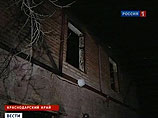 Под Краснодаром в ночь на воскресенье сгорел двухэтажный дом, где проживала многодетная семья