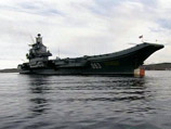 Группа российских военных кораблей, включая авианосец "Адмирал флота Советского Союза Кузнецов", прибыла в сирийский порт Тартус