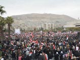 Сирийский президент Башар Асад выступил с обращением к тысячам своих сторонников на площади в Дамаске