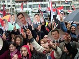 Президент Сирии выступил на площади перед толпой сторонников: "мы одержим победу над заговором"