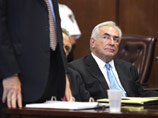 Доминик Стросс-Кан на слушании дела об износиловании, Верховный суд в Манхеттене, 1 июля 2011 года
