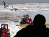 На северо-востоке США из-за снежной бури отменены более 500 авиарейсов