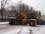 С начала снегопада в Москве (около 4 утра) местами выпало от пяти до семи сантиметров снега
