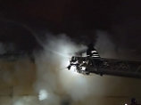 Из горевшего дома на востоке Москвы пожарные спасли бомжа