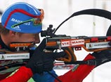 Антон Шипулин выиграл "серебро" на этапе Кубка мира по биатлону