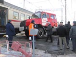 На Горьковском направлении МЖД электропоезд протаранил пожарную машину