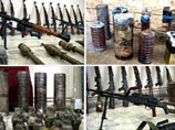 Как передает САНА в городе Хама была конфискована крупная партия оружия - РПГ, автоматы Калашникова, ручные гранаты, взрывные устройства весом от 10 до 50 кг, боеприпасы