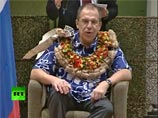 Лаврова напугала колоритная церемония туземцев на Фиджи (ВИДЕО) Лаврова напугала колоритная церемония туземцев на Фиджи (ВИДЕО)