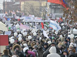 Прохоров пришел на шествие оппозиции "За честные выборы"