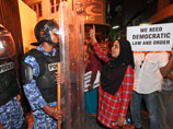На Мальдивах начались столкновения между армией страны и полицией, которая отказалась подчиняться президенту Мохамеду Нашиду