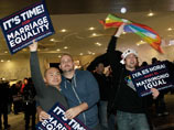 Калифорнийские представители секс-меньшинств поспешили отпраздновать победу