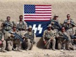 Морпехи США в Афганистане вновь оскандалились: позировали на фоне флага с символикой СС Морпехи США в Афганистане вновь оскандалились: позировали на фоне флага с символикой СС