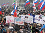 Митинг в поддержку существующего курса развития России и избрания президентом Владимира Путина, Барнаул, 11 февраля 2012 года
