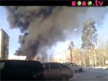 Пожар на складе под Екатеринбургом: площадь достигала 5000 кв. м, дым был виден из города (ВИДЕО)