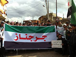 Митинг против Башара Асада в сирийском городе Джрбаназ, 11 февраля 2012 года