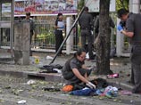 В Бангкоке во вторник прогремело несколько взрывов, сообщает NEWSru Israel со ссылкой на телевидение Таиланда. Несколько человек пострадали В Бангкоке во вторник прогремело несколько взрывов, сообщает NEWSru Israel со ссылкой на телевидение Таиланда. Несколько человек пострадали