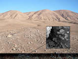 Микроорганизмы, находящиеся на глубине до трех метров в засоленных почвах пустыни Атакама, Чили, удалось обнаружить при помощи детектора, разработанного для поиска жизни на Марсе