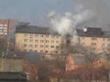В центре Владивостока горит гостиница "Приморье", идет эвакуация людей