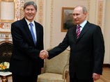 Владимир Путин и Алмазбек Атамбаев, 24 февраля 2012 года