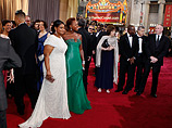 В параде нарядов перед церемонией вручения "Оскаров" в 2012 году доминировал "цвет невинности"