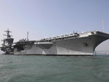 Авианосная ударная группа ВМС США во главе с атомным авианосцем USS Carl Vinson находится в акватории Персидского залива