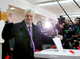 Миронов проголосовал на 78 избирательном участке Москвы